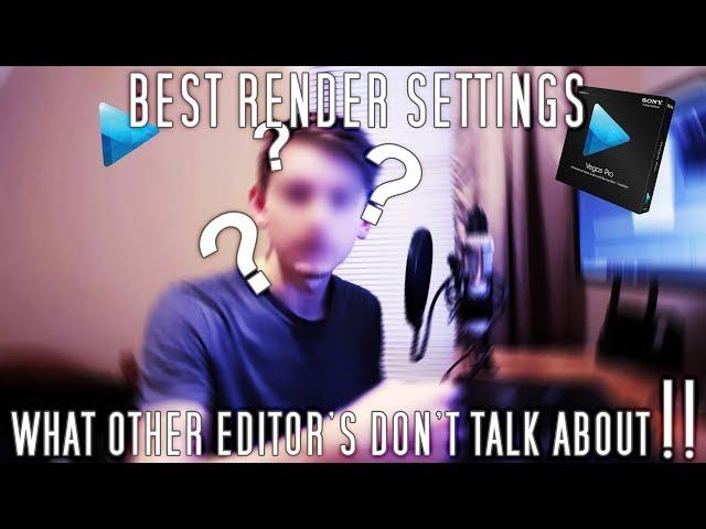 Sony Vegas Pro 14: Best Render Settings For YouTube in 1080p (2018 Rule of Thumb Tutorial)