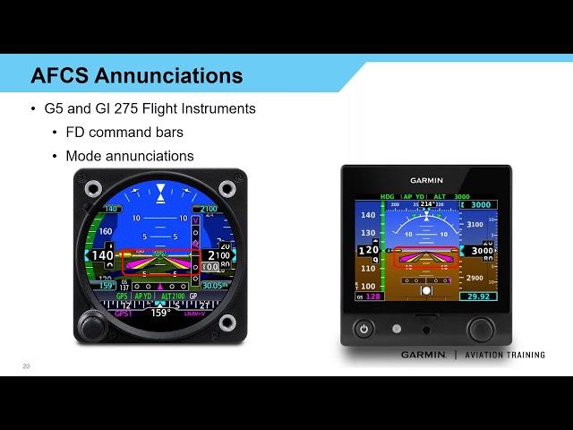 Flying the Garmin GFC 500 Autopilot (webinar recording)