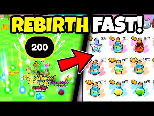 The BEST Way To REBIRTH FAST In PETS GO Roblox!