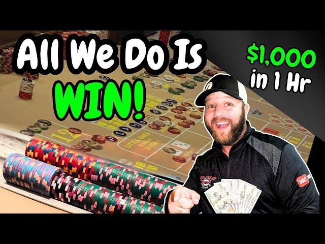 Live Craps! I Made $1,000 in 1 Hour!