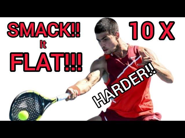 "Unleashing the Power: Mastering the Devastating Flat Forehand | Pieter Becker Tennis Coaching"