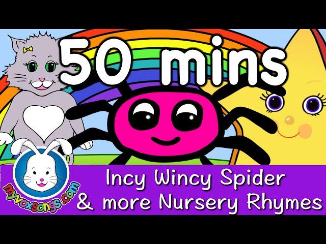 Incy Wincy Spider & more Nursery Rhymes with lyrics