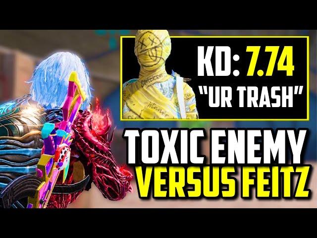 8KD TRASH TALKER SQUAD VS FEITZ!! | PUBG Mobile