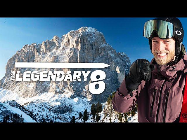 Beliebtestes Skigebiet der Alpen: "The Legendary 8" in Val Gardena - Gröden