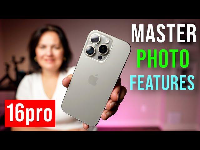 iPhone 16 Pro & Pro Max NEW PHOTO FEATURES and CAMERA SETTINGS EXPLAINED!