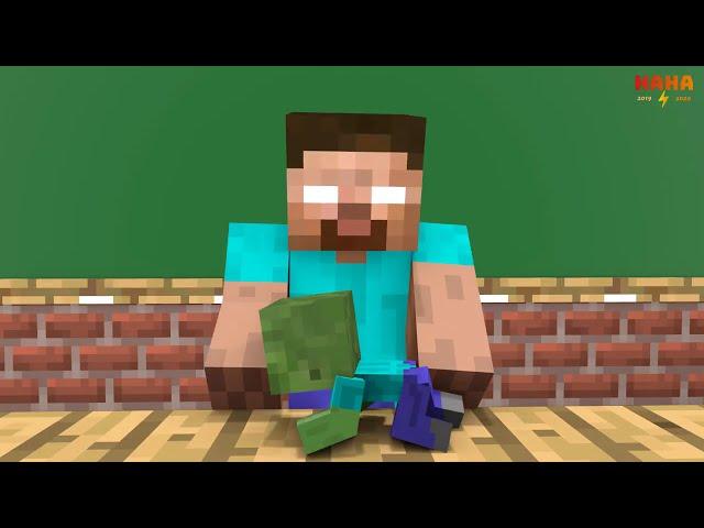 Zombie  Come To School (Minecraft Animation)