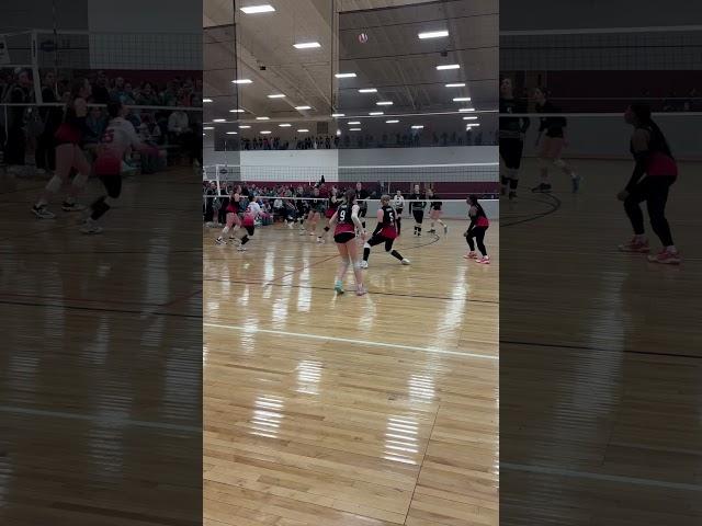 Saved my overpass for the kill #volleyball #setter #PFA #classof2029