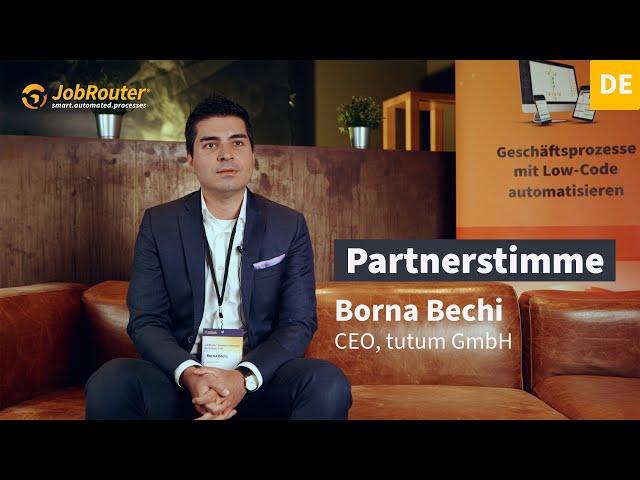 Wir fragen, Partner antworten | Borna Bechi, tutum GmbH