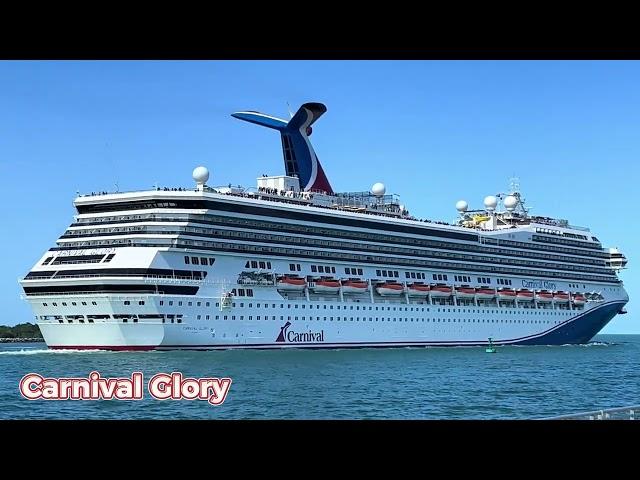 Stunning Cruise Sail Aways | Carnival Glory and Freedom | Port Canaveral