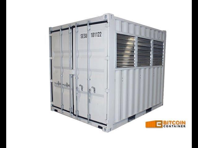 10ft Bitcoin Mining Container - 200 amp Hook Up