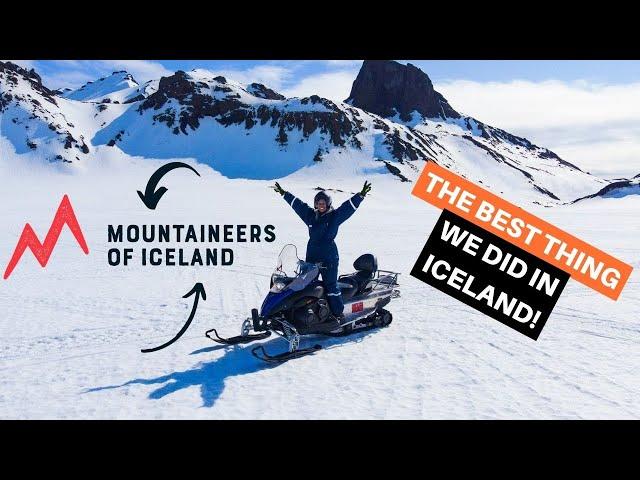 Snowmobiling In Iceland - With Mountaineers Of Iceland! - Langjökull Glacier!