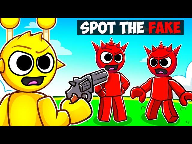 Spot the FAKE RADDY in Roblox! (Sprunki)