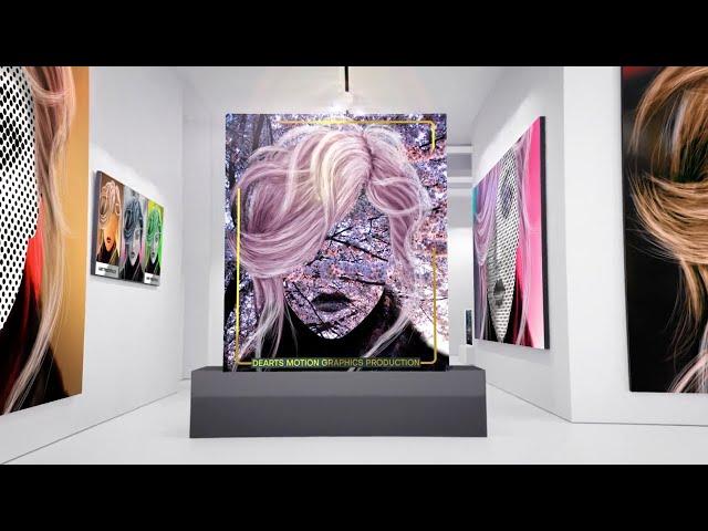 NFT Collection Art Gallery Promo - After Effects Template