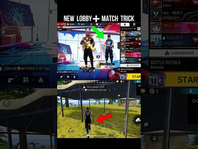 Lobby + Match Trick  Free Fire New Tricks To Fool Your Friends #srikantaff