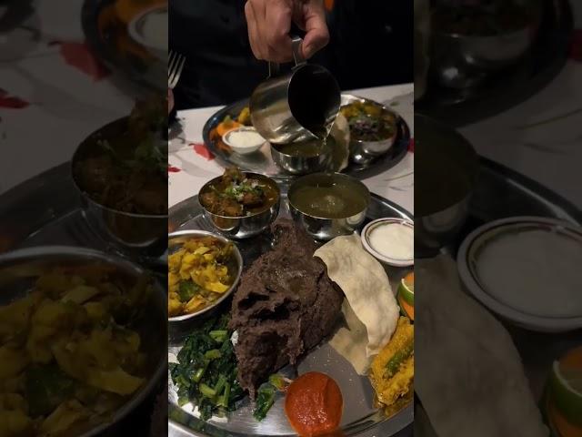 Thali set ( pure Nepali Khana set) dhedo