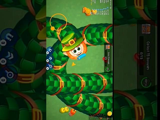  Worms Zone io Little big snake game #shorts #snake #game #wormszone #ransanmoi #saampwalagame