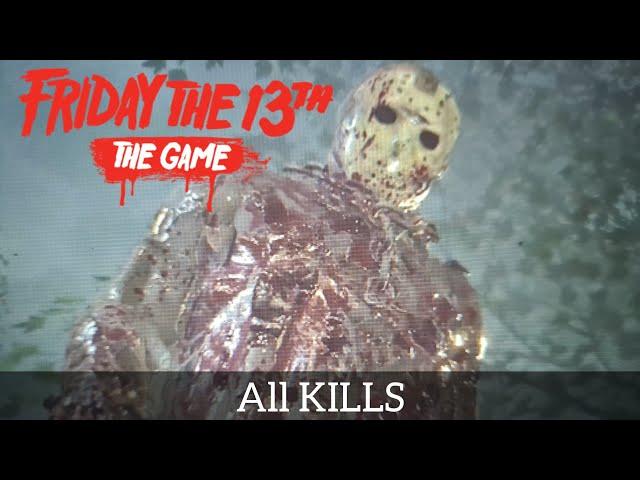 Friday the 13th The Game all Jason Kills HD