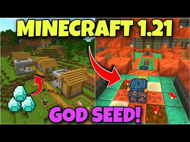 [God Seed] Minecraft 1.21 Bedrock And Pocket Edition | Seed Minecraft 1.21 | Minecraft Seeds