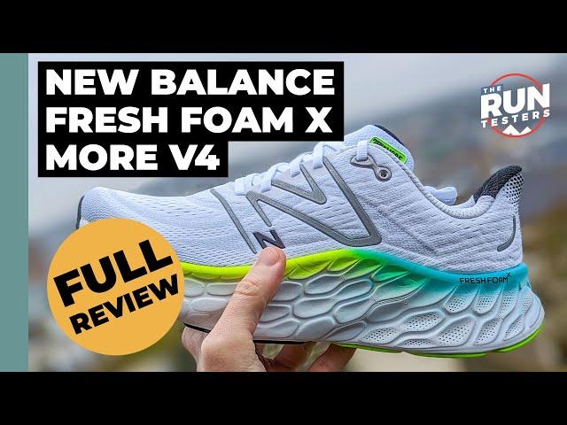 New Balance Fresh Foam More V4 Multi-Tester Review: A max cushioned shoe with a few improvements