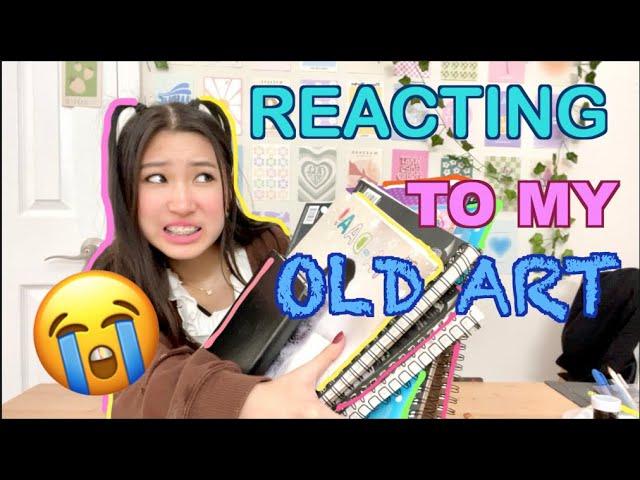 REACTING TO MY *CRINGEY* OLD SKETCHBOOKS