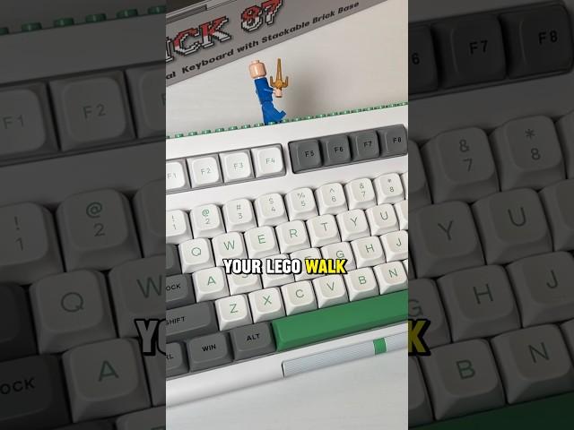 A LEGO keyboard?!? #gaming #tech #gamingkeyboard #setup