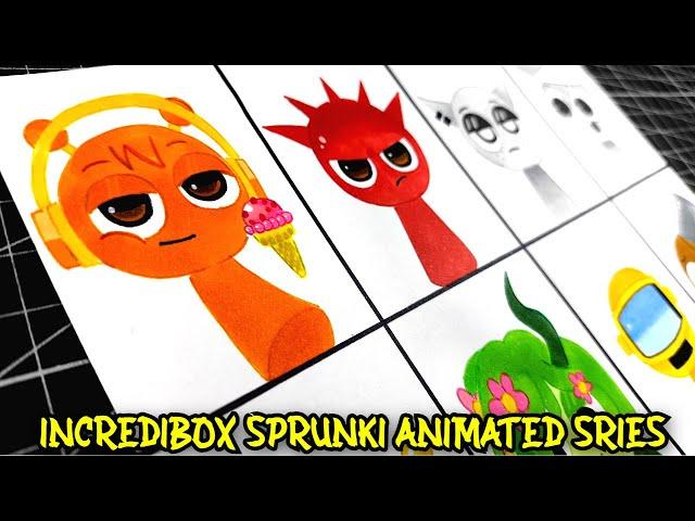 DRAWING Incredibox Sprunki Animated Series Intro | how to draw incredibox sprunki the series