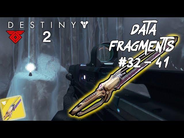 Destiny 2 Warmind Data Memory Fragments Locations #32 - #41 (Dynamo Approach and Alton Dynamo))