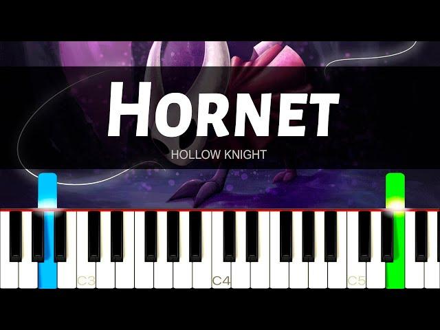 Hollow Knight - Hornet piano | SHEET MUSIC + MIDI 