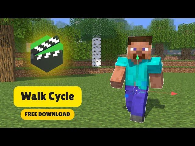 How to Animate a Walk Cycle in Mine-imator | Step-by-Step Minecraft Animation Tutorial
