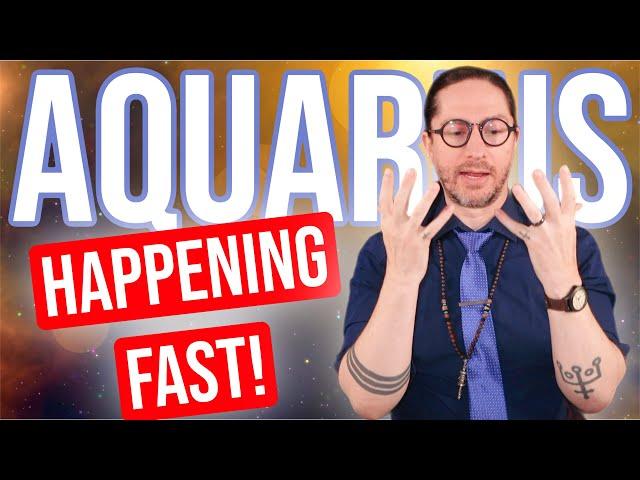 AQUARIUS - URGENT MESSAGE! SOMETHING AMAZING IS HAPPENING! (tarot reading asmr)