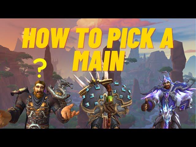 How to pick a main class in WoW Dragonflight