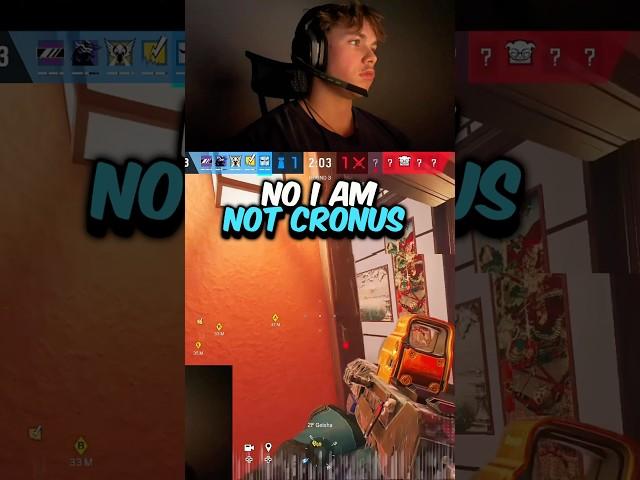 No I am NOT Cronus