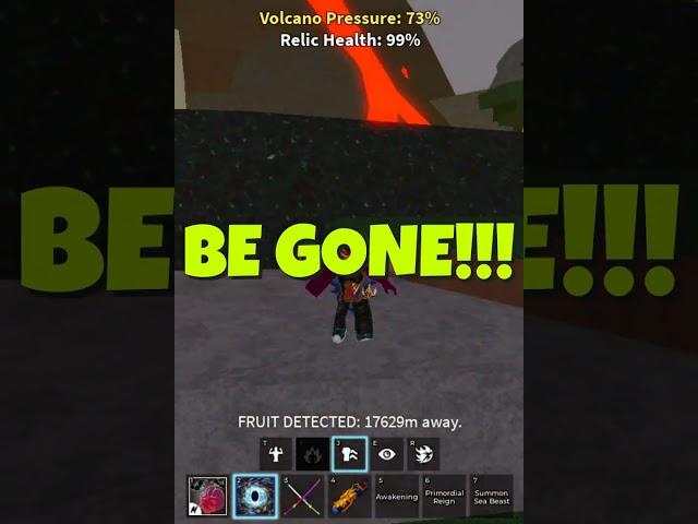 I SOLO Volcano Event Using Portal Fruits - Blox Fruits  #bloxfruits #roblox #zioncalebtv