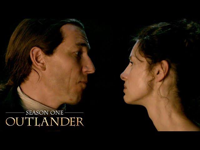 Claire Attempts To Save Jamie From Black Jack Randall | Outlander