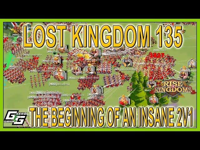 THE INSANE 2V1 YOU DONT WANT TO MISS - LOST KINGDOM 135 - Rise of Kingdoms