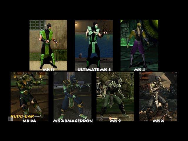 Mortal Kombat REPTILE Graphic Evolution 1992-2015 | ARCADE PSX PS2 XBOX PC | PC ULTRA