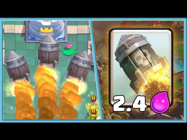  ROCKET FOR 2.4 ELIXIR! FASTEST DECK IN THE WORLD / Clash Royale