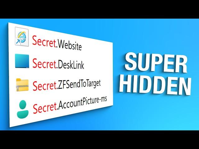 The "Super Hidden" File Extensions in Windows