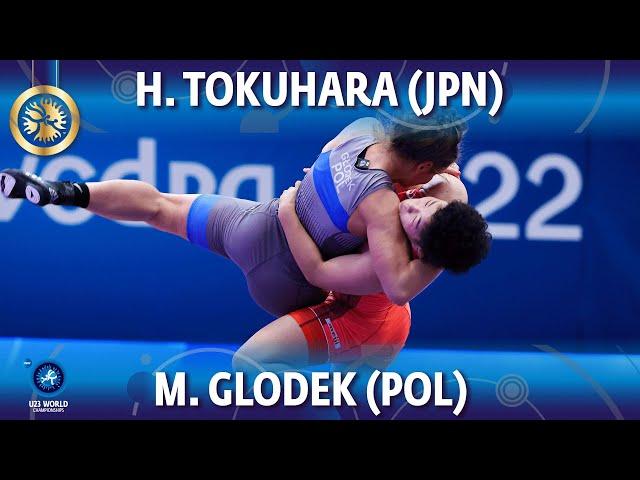 Himeka Tokuhara (JPN) vs Magdalena Glodek (POL) - Final // World Championships 2022 // 59kg