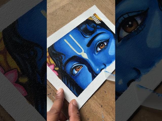 Most Beautiful Eyes  #krishna #radhakrishna #painting #drawing #viralvideo