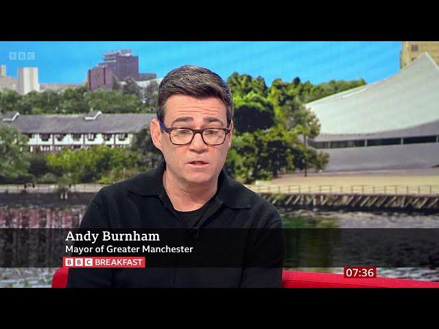 Andy Burnham (Former Health Secretary, Mayor Of Greater Manchester) On BBC Breakfast [21.05.2024]