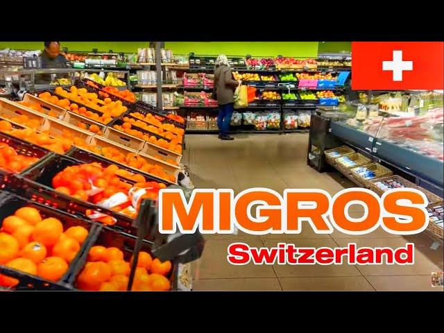 Food Prices in Switzerland MIGROS Supermarket || Shopping Guide