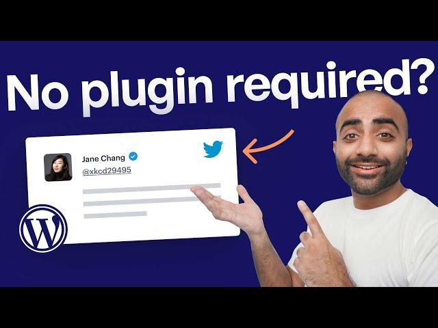 How to Add a Twitter Feed to WordPress Site Without a Plugin