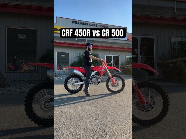 2025 Honda CRF 450 R vs 1992 CR 500 Sound Test / What Do YOU Ride?!? #honda