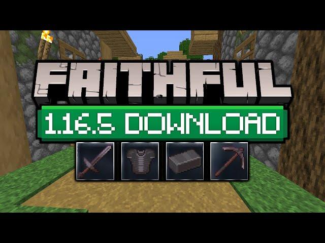 Faithful 1.16.5 Texture Pack Download & Install Tutorial