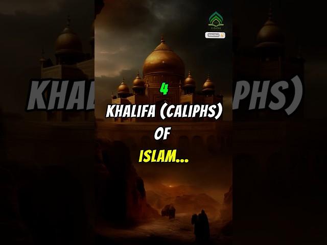 4 Khalifa (Caliphs) of Islam #shorts #islam #islamicvideo #islamicshorts