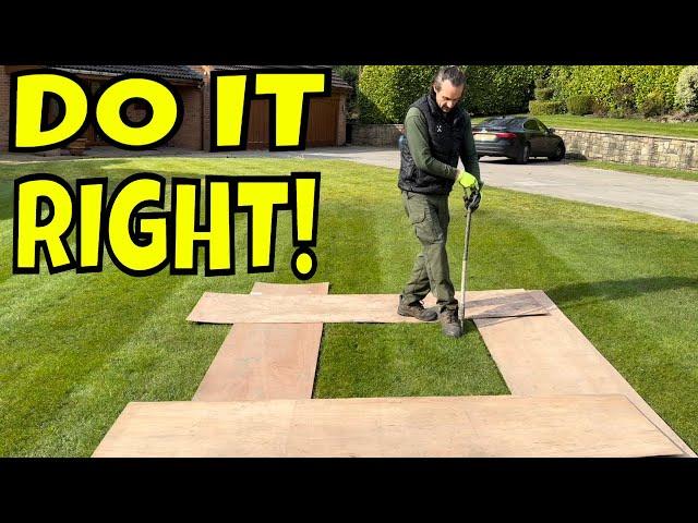 FIX Hollows In Your Lawn The Right Way