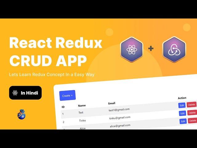 How to Create CRUD App With React js and Redux Toolkit for Beginners | React Redux CRUD App In Hindi