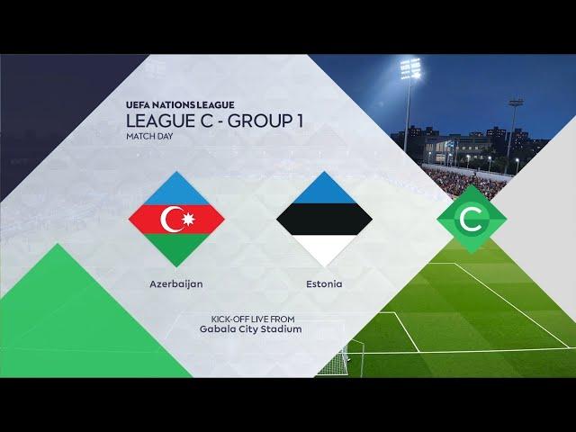 Azerbaijan vs Estonia | 2024-25 UEFA Nations League | PES 2021