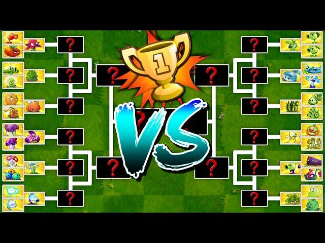 PvZ 2 BIG Tournament  - Who Will Win? - Plant vs Plant Challenge